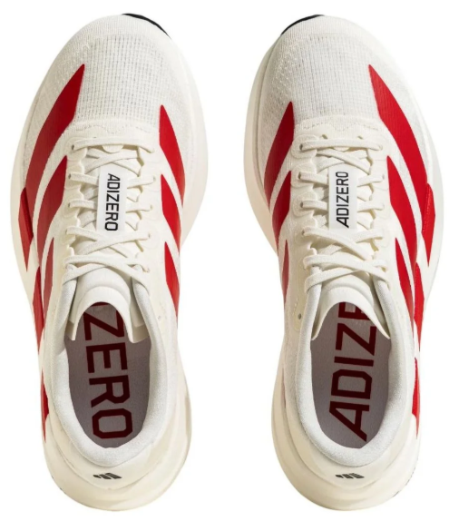 adidas Adizero Evo SL 'White Red' Running Shoe (JS1182)