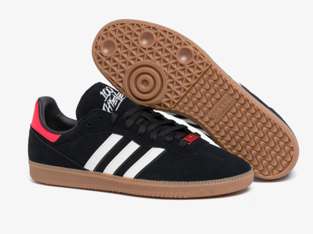adidas Core Black Suede Sneakers