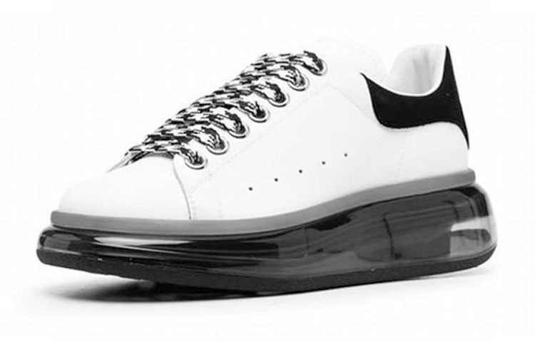 (WMNS) Alexander McQueen Oversized Sneaker 'White Black Sole' 611698WHXMA9061 #