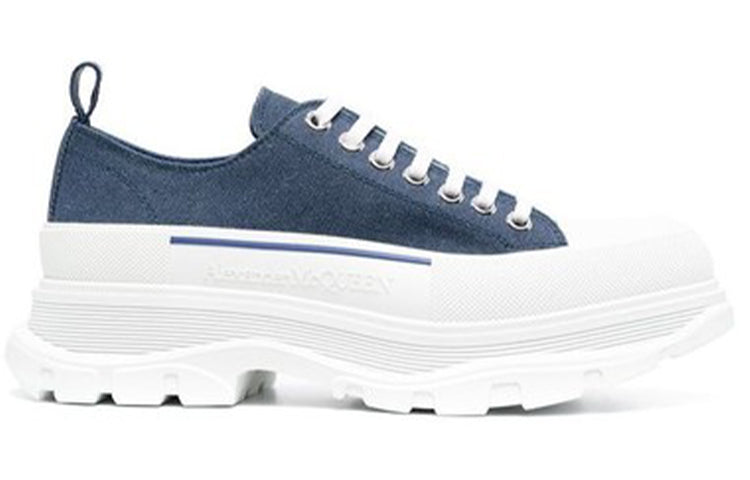 Alexander McQueen Treadslick Sneakers 'Indigo Blue' 604257W4PD14177 #.