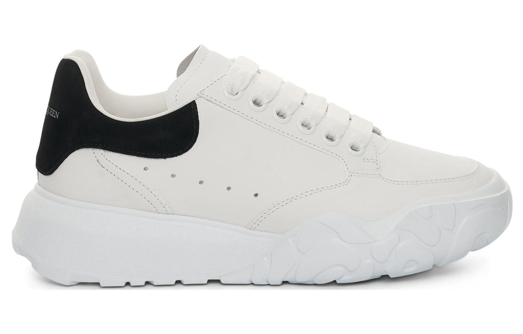 (WMNS) Alexander McQueen Oversized Court Trainer 'White Black' 633915WIA9A9061 #