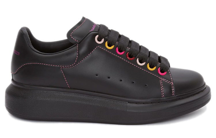 (WMNS) Alexander McQueen Oversized Sneaker 'Black Rainbow' 553770WHZ4S1312 #
