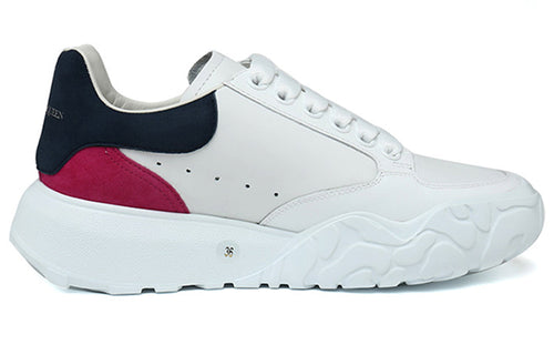 (WMNS) Alexander McQueen Court Trainer 'Navy Pink' 633915WHZ9B9717 #