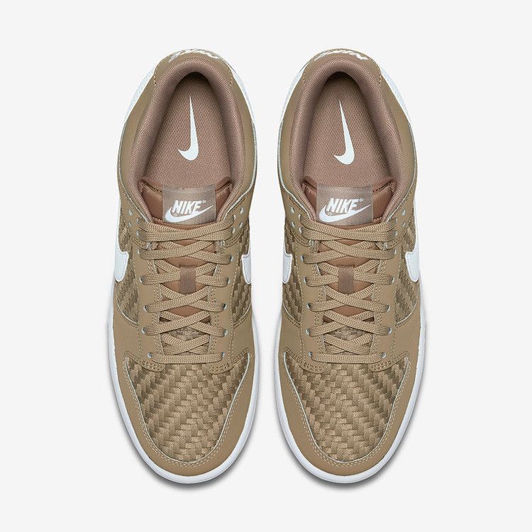 Nike SB Dunk Low Woven Khaki White