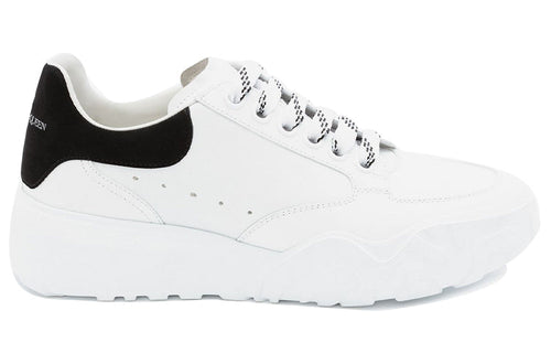 (WMNS) Alexander McQueen Court Trainer 'White Black' 633915WHZ969061 #