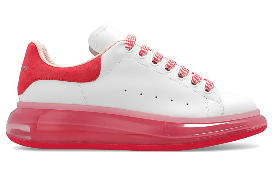 (WMNS) Alexander McQueen Oversized Sneaker 'Ivory Red' 666893WHXMA9942 #