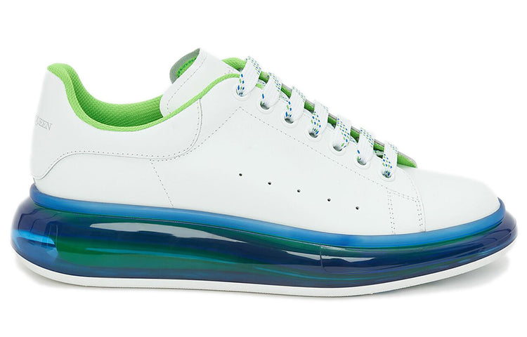 Alexander McQueen Oversized Sneaker 'Transparent Sole - White Blue' 662657WHYBY9467 #