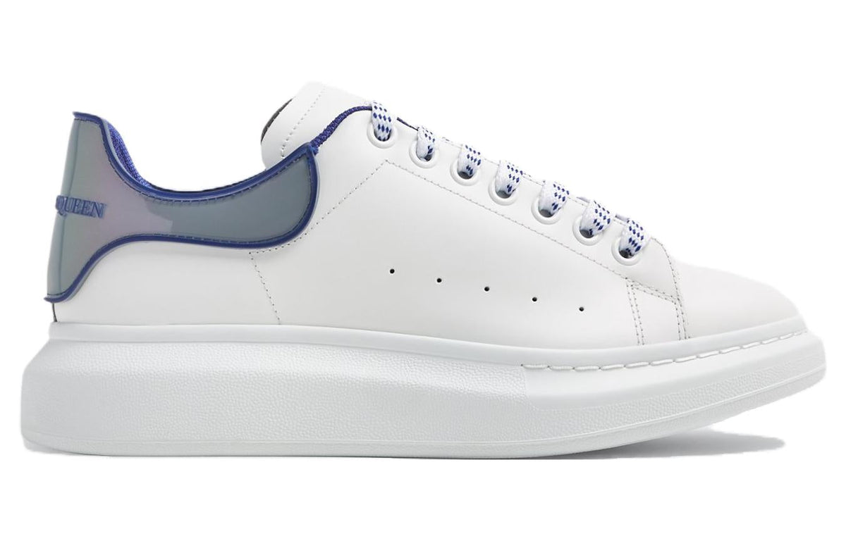Alexander McQueen Oversized Sneakers 'White Blue Iridescent' 757704WIE868710 #