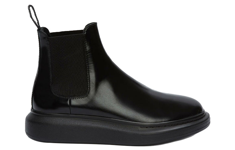 (WMNS) Alexander McQueen Hybrid Chelsea Boot 'Black' 586398WHX521000 #