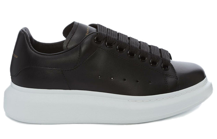 (WMNS) Alexander McQueen Oversized Sneaker 'Black' 462214WHGP01000 #