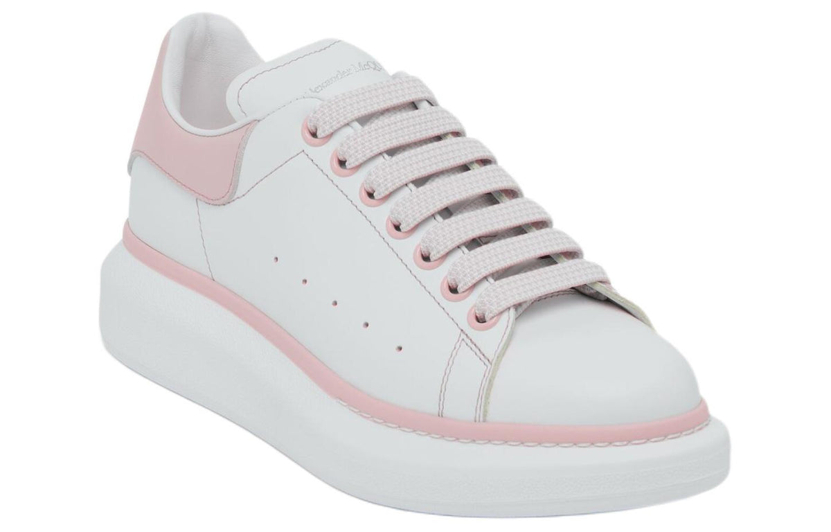 (WMNS) Alexander McQueen Wedge Sole Sneakers 'White and Ice Pink' 718139WIEEP8761 #