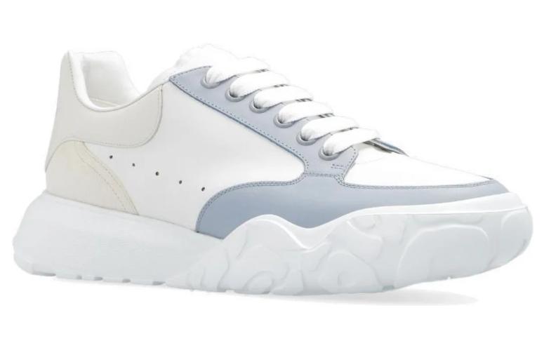 Alexander McQueen Court Trainer 'White Blue Beige' 705117WID698898 #