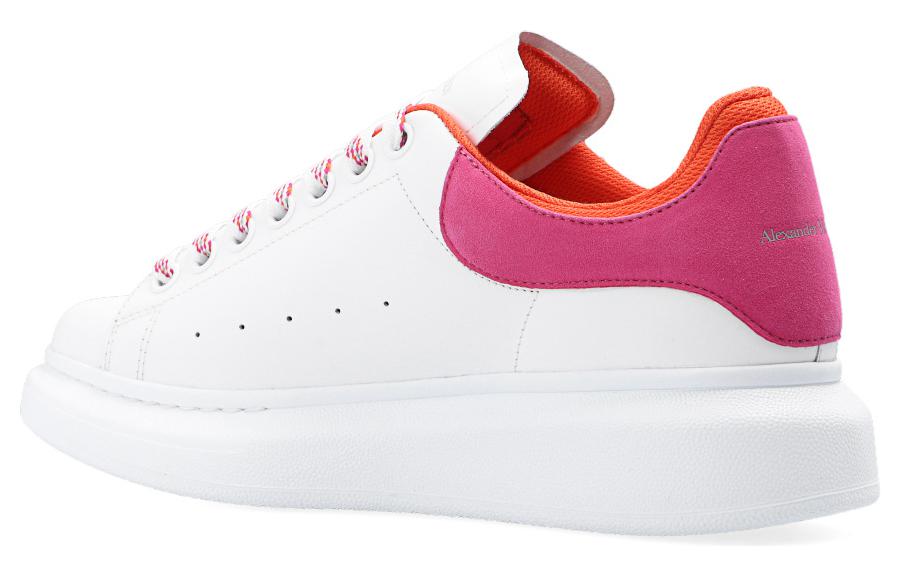 (WMNS) Alexander McQueen Oversized Low-Top Sneakers 'White Rose Pink' 697103WIBNH9858 #