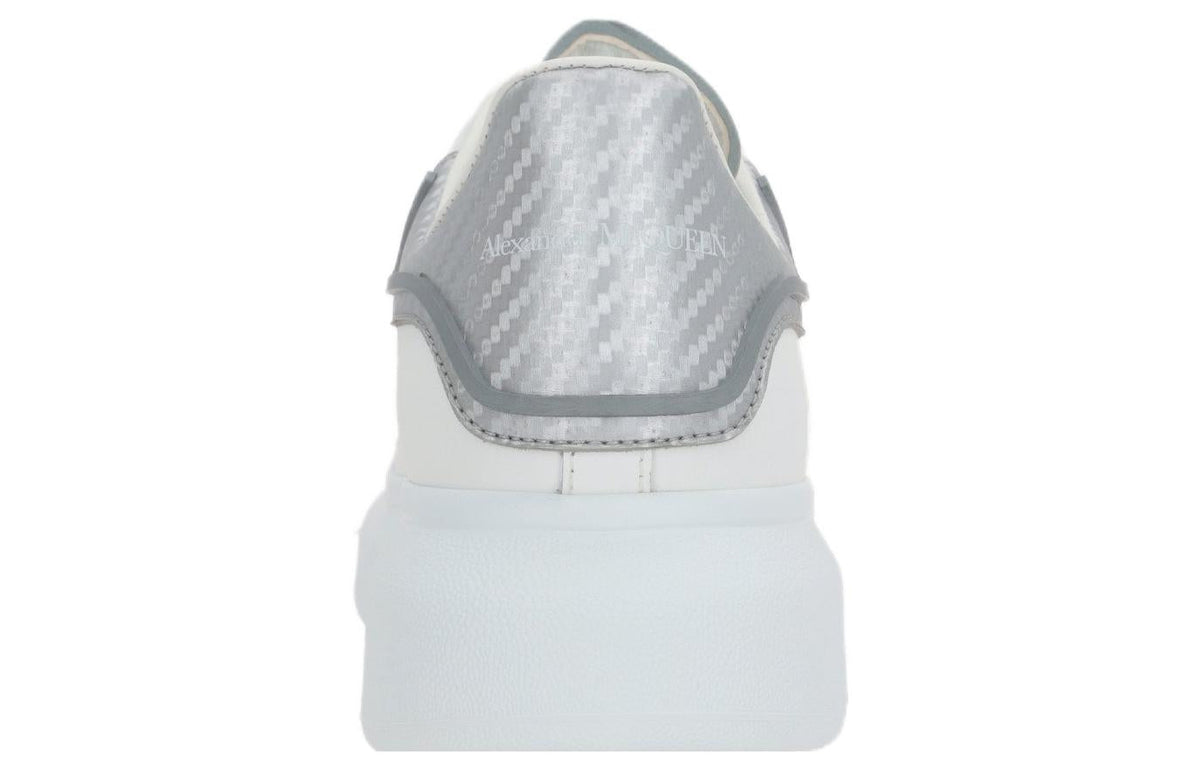 Alexander McQueen Oversized Low-Top Sneakers 'White Silver' 735770WICYU9071 #
