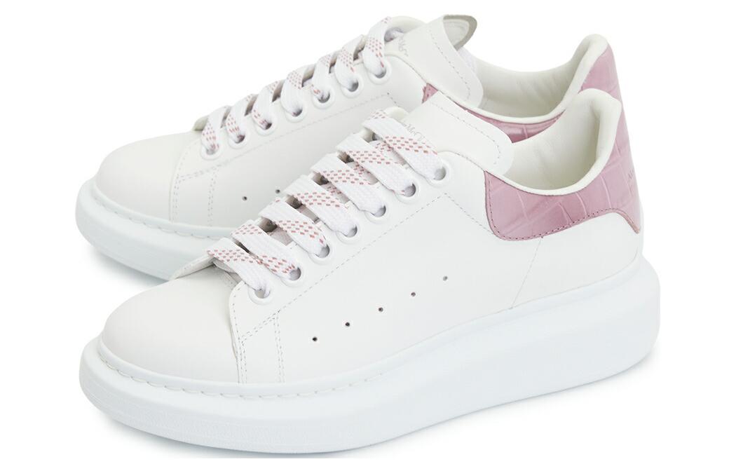 (WMNS) Alexander McQueen Oversized Sneakers 'White Pink 718233WICG68887 #