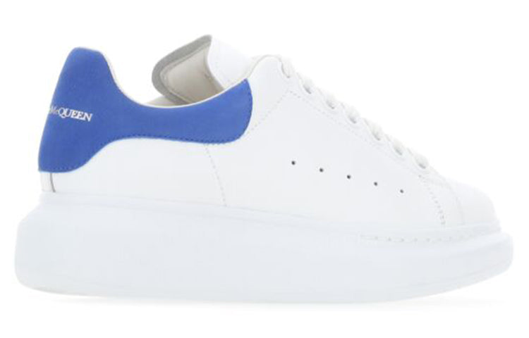 (WMNS) Alexander McQueen Oversized Sneaker 'White Electric Blue' 553770WHGP79255 #