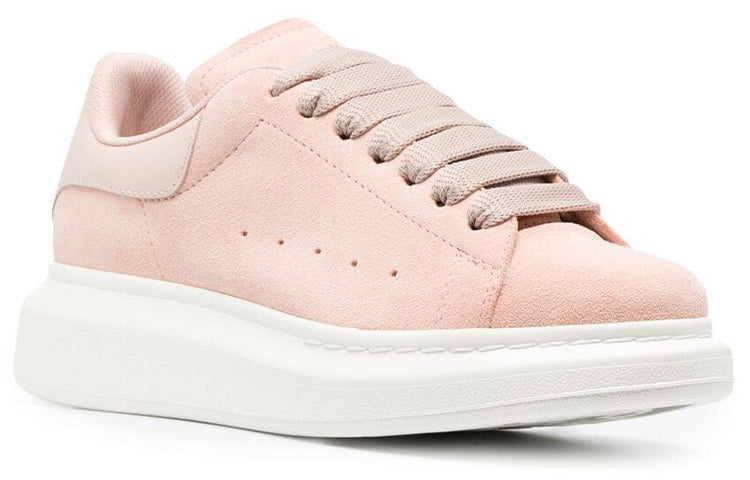 (WMNS) Alexander McQueen Suede Oversized Sneaker 'Pink' 650792WIA516837 #