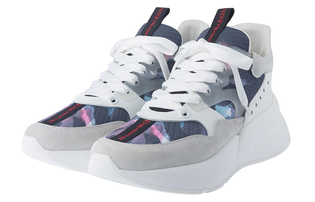 Alexander McQueen Oversized Shoes 'White Blue Multi' 610819WHXL29169 #