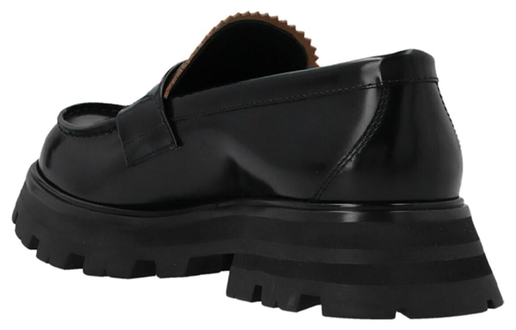 (WMNS) Alexander McQueen Wander Loafer 'Black' 666328WHZ801000 #