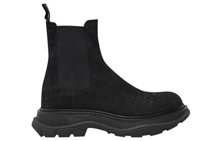 Alexander McQueen Chelsea Boots 'Core Black' 645876WHZH11000 #