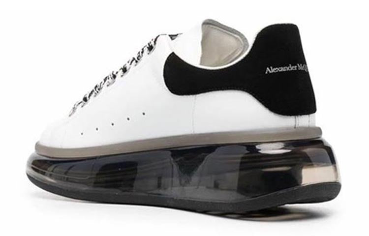 (WMNS) Alexander McQueen Oversized Sneaker 'White Black Sole' 611698WHXMA9061 #
