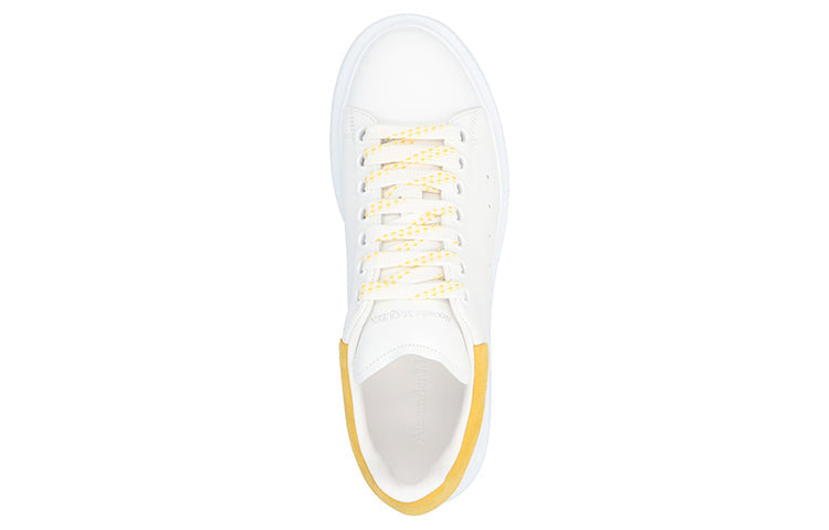 (WMNS) Alexander McQueen Oversized Shoes 'White Yellow' 719412WHGP79429 #