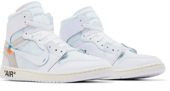 Air Jordan 1 Retro High x Off-White 'Alaska' Sneaker