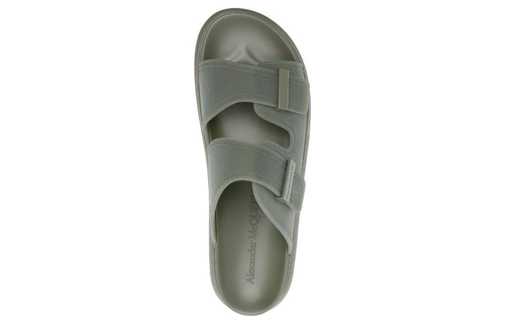 Alexander McQueen Hybrid Sandals 'Olive' 663563W4TM63211 #
