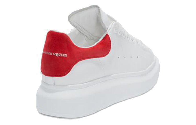 (WMNS) Alexander McQueen Oversized Sneaker 'White Red' 462214WHGP79676 #