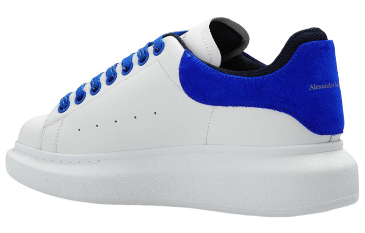 (WMNS) Alexander McQueen Oversized Sneakers 'White Blue' 697103WICYA8823 #