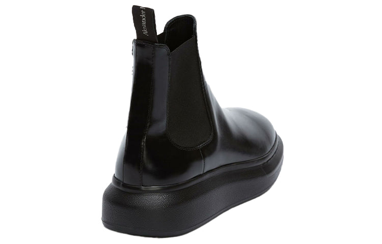 (WMNS) Alexander McQueen Hybrid Chelsea Boot 'Black' 586398WHX521000 #