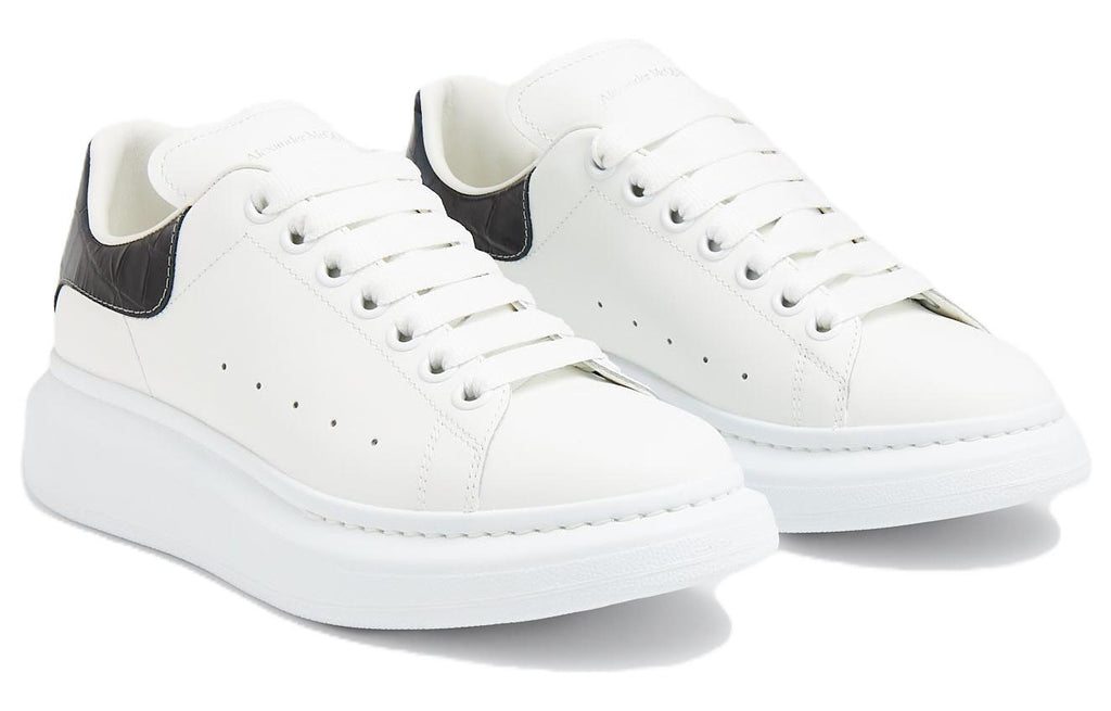 (WMNS) Alexander McQueen Oversized Sneakers 'White Snake Black' 718233WIDJA8851 #