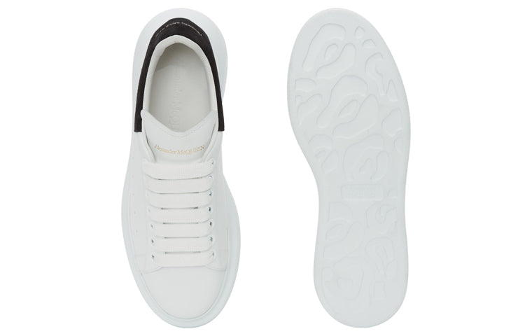 (WMNS) Alexander McQueen Oversized Sneaker 'White Black Suede' 553770WHGP79061 #