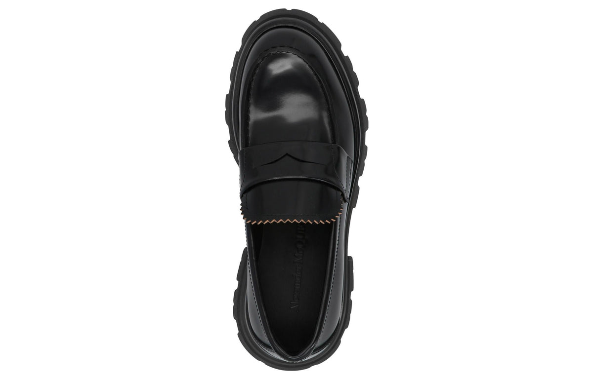(WMNS) Alexander McQueen Wander Loafer 'Black' 666328WHZ801000 #