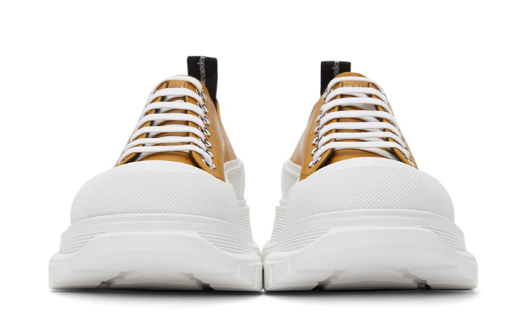 Alexander McQueen Tread Slick Sneakers 'Tan White' 627225WHZP27169 #