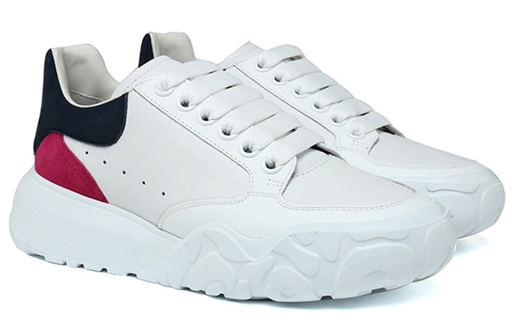 (WMNS) Alexander McQueen Court Trainer 'Navy Pink' 633915WHZ9B9717 #
