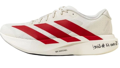 adidas Adizero Evo SL 'White Red' Running Shoe (JS1182)