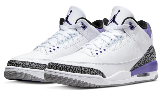 Air Jordan 3 Retro 'Dark Iris' Sneaker