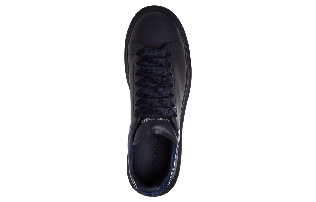 Alexander McQueen Oversized Sneaker 'Triple Black Blue' 727390WICGV4219 #