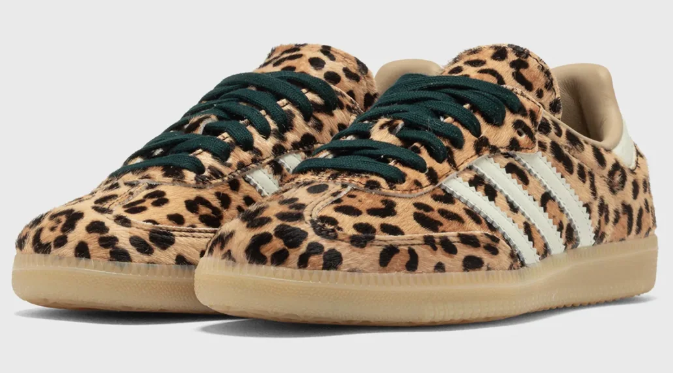 adidas Samba OG Women's Sneakers - Leopard Magic Beige