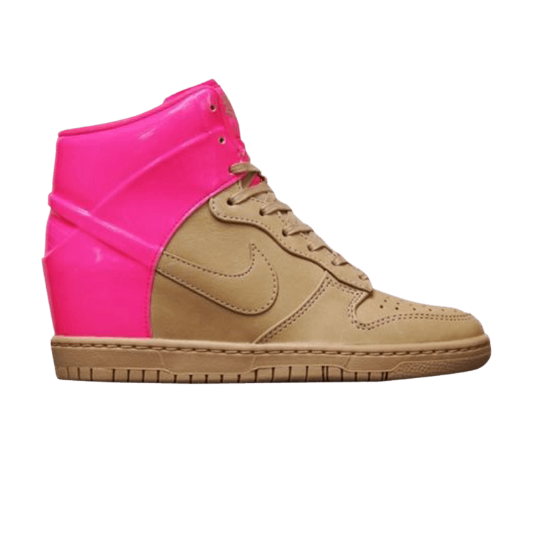 Nike Dunk Sky High VT Vachetta Tan Pink Flash (Women's)
