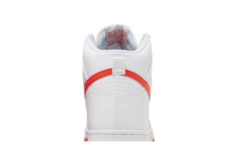 Nike Dunk High White Picante Red