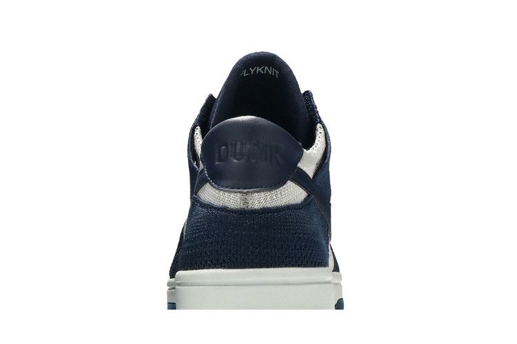 Nike Dunk Low Flyknit College Navy Pure Platinum