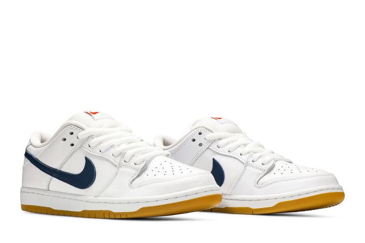 Nike SB Dunk Low Orange Label White Navy