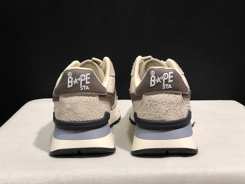 BAPE Low-Top Sneakers - Beige/Brown