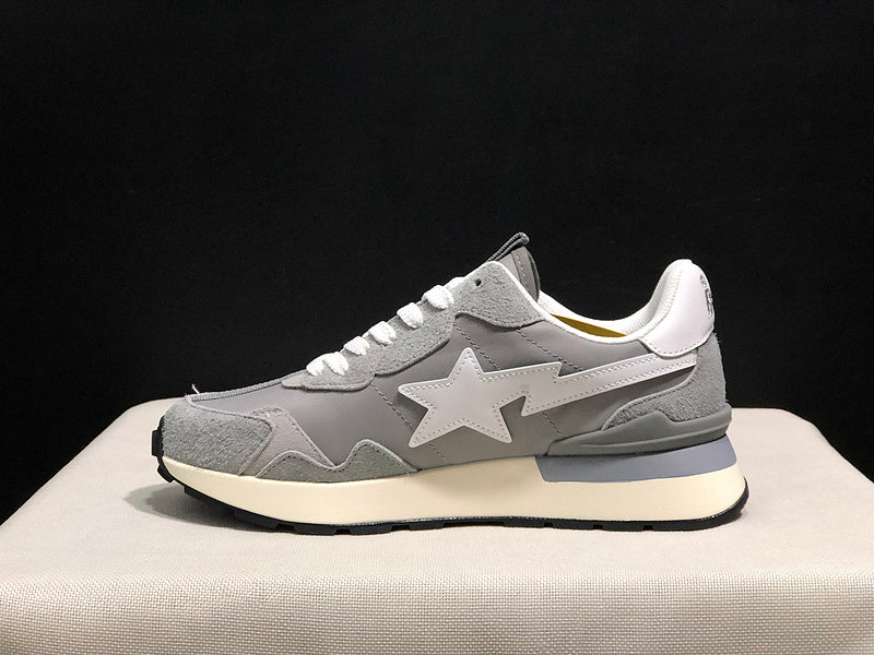 BAPE Low-Top Sneakers - Grey/White