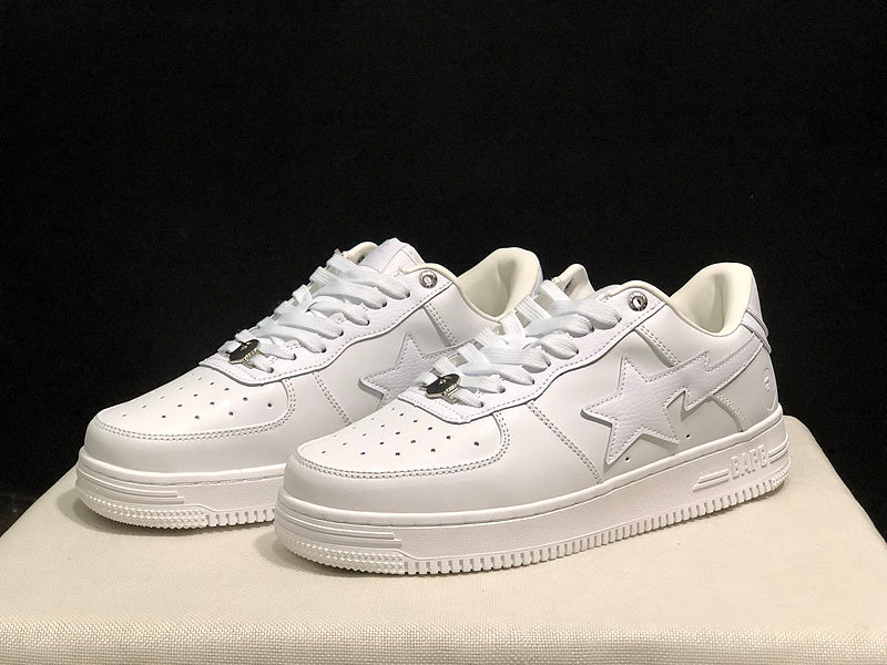 BAPE Low-Top Sneakers - All White