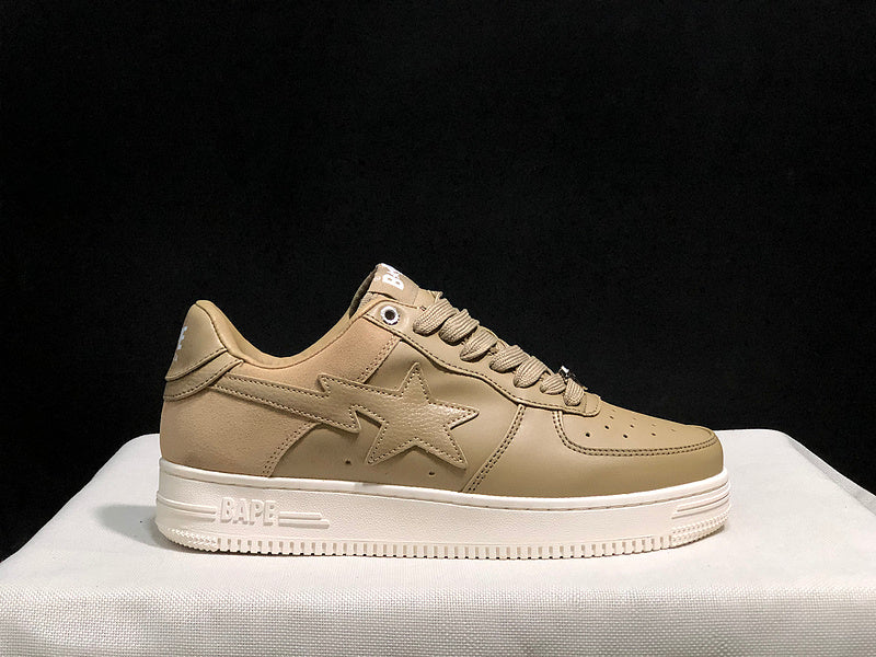 BAPE Low-Top Sneakers - Khaki