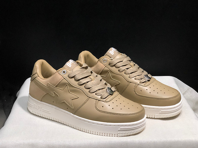 BAPE Low-Top Sneakers - Khaki