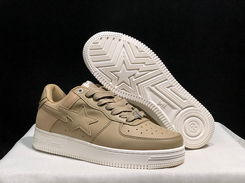 BAPE Low-Top Sneakers - Khaki